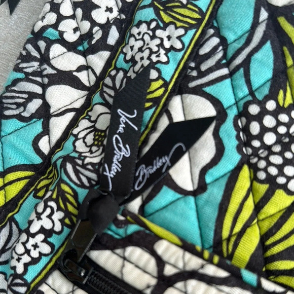 Vera Bradley Green and Blue Quilted Shoulder Bag - Picture 2 of 7